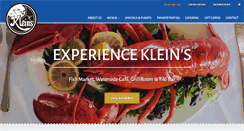 Desktop Screenshot of kleinsfish.com